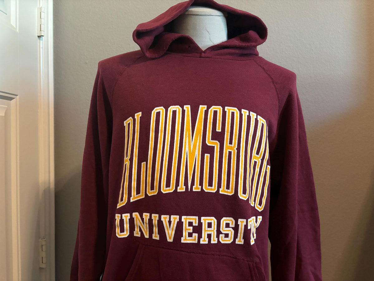 Vintage 8039s Bloomsburg University Bloomsburg Pennsylvania Hoodie Sweatshirt M Hoodie – Easygoing Wear · Great Gift For Fans