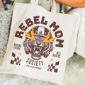 Rebel Mom Society Tote Bag Raising Future Hell Raisers Mama Tote Bag Mom Tote Bag Mothers Day Gift Cute Tote Bag New Mom Gift Tote Bag – Bold Style · Top Pick For Any Outfit