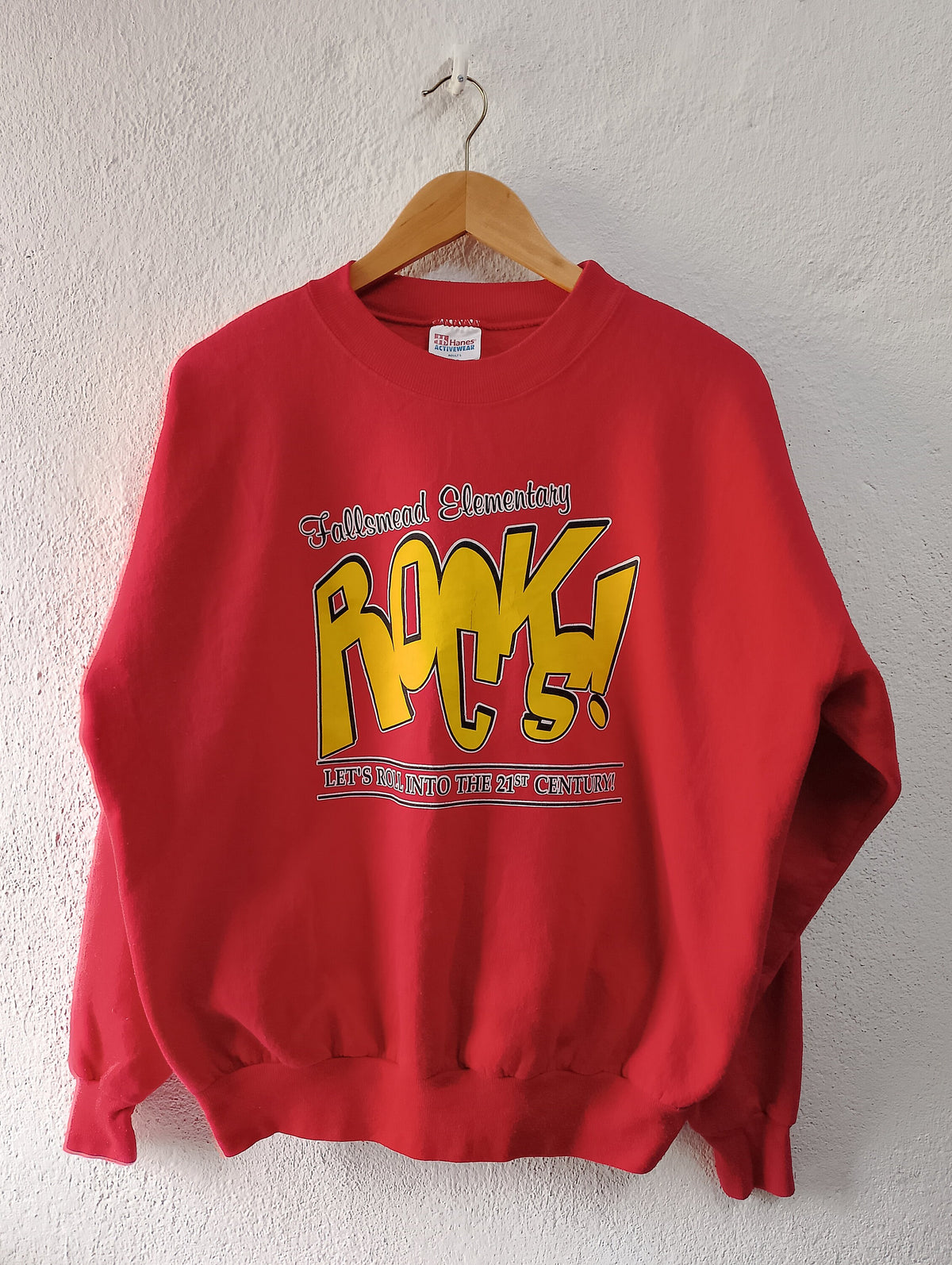 Fallsmead elementary sweatshirt crew neck Large Sweatshirt – Aesthetic Look · High-Quality Print