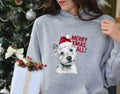 Xmas Hoodie West Highland White Terrier Christmas Hoody Dog with Santa Hat Merry Xmas All Hoodie Xmas Jumper Day Funny Xmas Hoodie Gift Hoodie – Premium Graphic · Must-Have Style