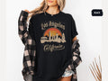 Los Angeles Comfort Colors shirt Hollywood Tshirt California T shirt Vacation tee Los Angeles Apparel Los Angeles Souvenir Vacation Gifts Graphic Tee – Bold Style · Great Gift For Fans