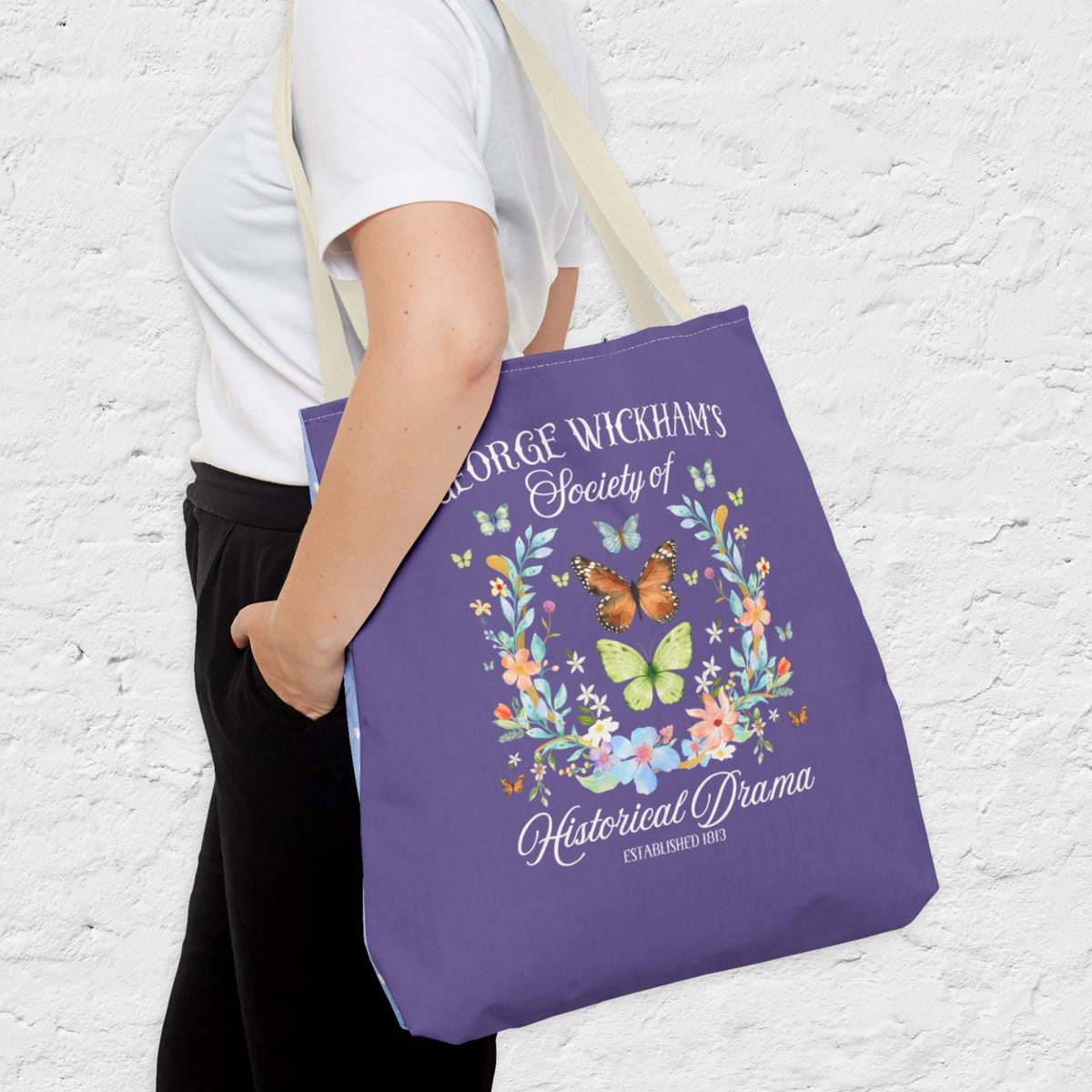Pride and Prejudice Jane Austen Tote Bag for Book Lover Silly George Wickham Classic Literature Tote Bag for Historical Romance Reader Tote Bag – Everyday Comfort · High-Quality Print