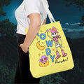 Cute Halloween Tote for Fall Boho Western Skeleton and Groovy Retro Pumpkin Adorable Y2K Aesthetic 90s Throwback Tote for Spooky Season Tote Bag – Bold Style · Trending Graphic Apparel