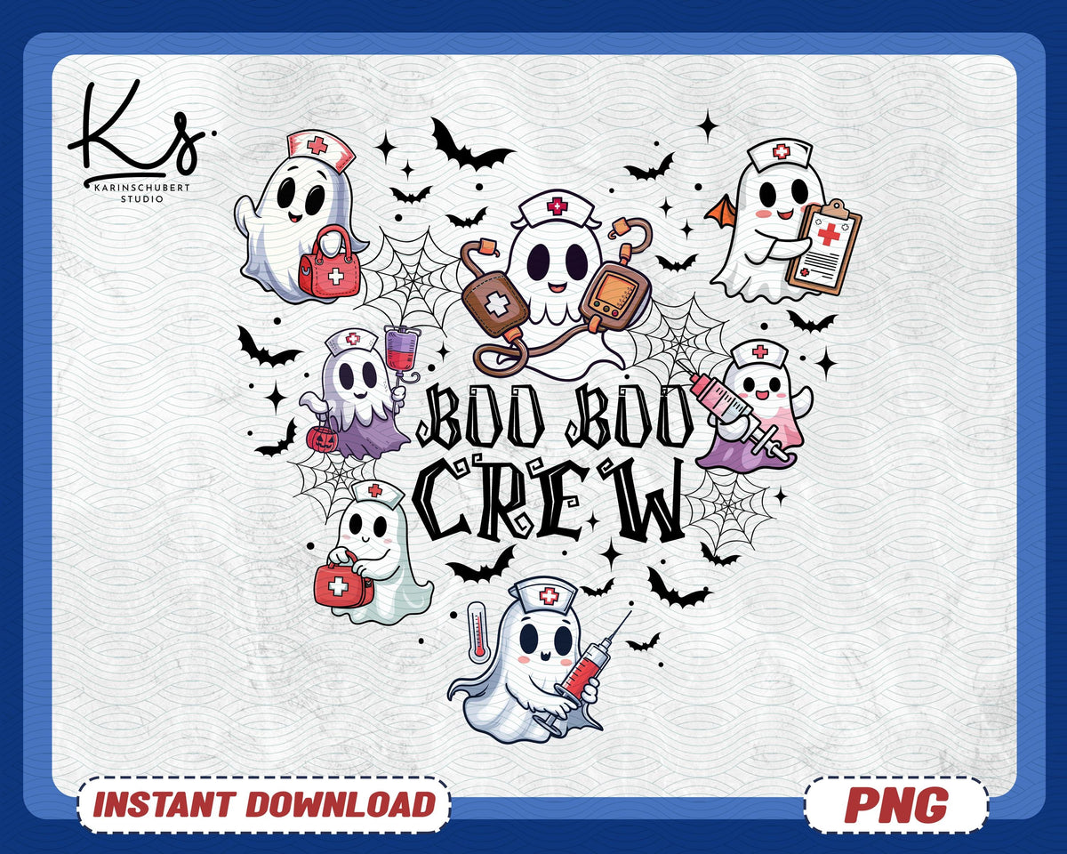 Boo Boo Crew Png Ghost Nurse Png Funny Nurse Png Cute Ghost Png Nurse Halloween Png Gothic Nurse Png Nursing Png Spooky Season Png Graphic Tee – Soft Feel · Perfect For Daily Wear