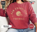 San Francisco Football Sweatshirt Trendy Gameday Football Sweatshirt San Francisco Football Crewneck San Fran Football Fan Gift Idea Sweatshirt – Fan Favorite · Top Pick For Any Outfit