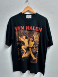 Vintage Van Halen European bootleg Large Graphic Tee – Aesthetic Look · Must-Have Style