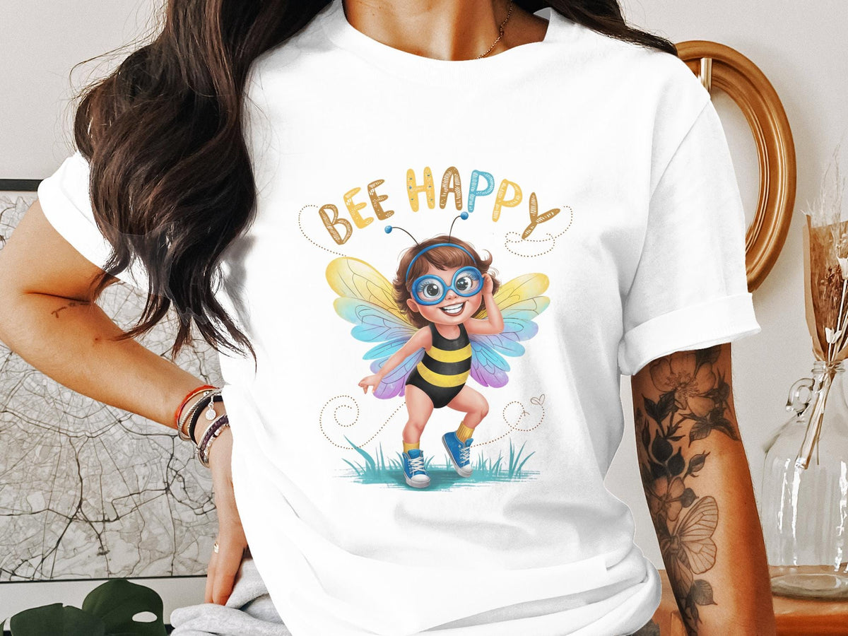Funny Bee T Shirt for Women Ladyfit Tee Bee Happy Shirt Cute Graphic Tee Women39s Bee Shirt Fun Insect TShirt Summer Outfit Top Graphic Tee – Bold Style · Top Pick For Any Outfit