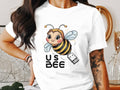 Funny Bee T Shirt for Women Cute USBee Ladyfit T Shirt Adorable Bee Graphic T Shirt Novelty Ladyfit Shirt Bee Theme Top Graphic Tee – Premium Graphic · Top Pick For Any Outfit