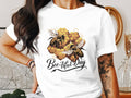 Funny Bee T Shirt for Women Ladyfit Bee Shirt Cute Beekeeping Shirt Beekeeper Gift Bee Lover Tee Honey Bee Graphic Tee Graphic Tee – Cozy Vibes · Perfect For Daily Wear