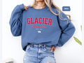 Glacier National Park Sweatshirt Montana Sweater Retro Montana National Park gift Glacier Sweat Hiking gift Glacier National Park Souvenir Sweatshirt – Bold Style · High-Quality Print