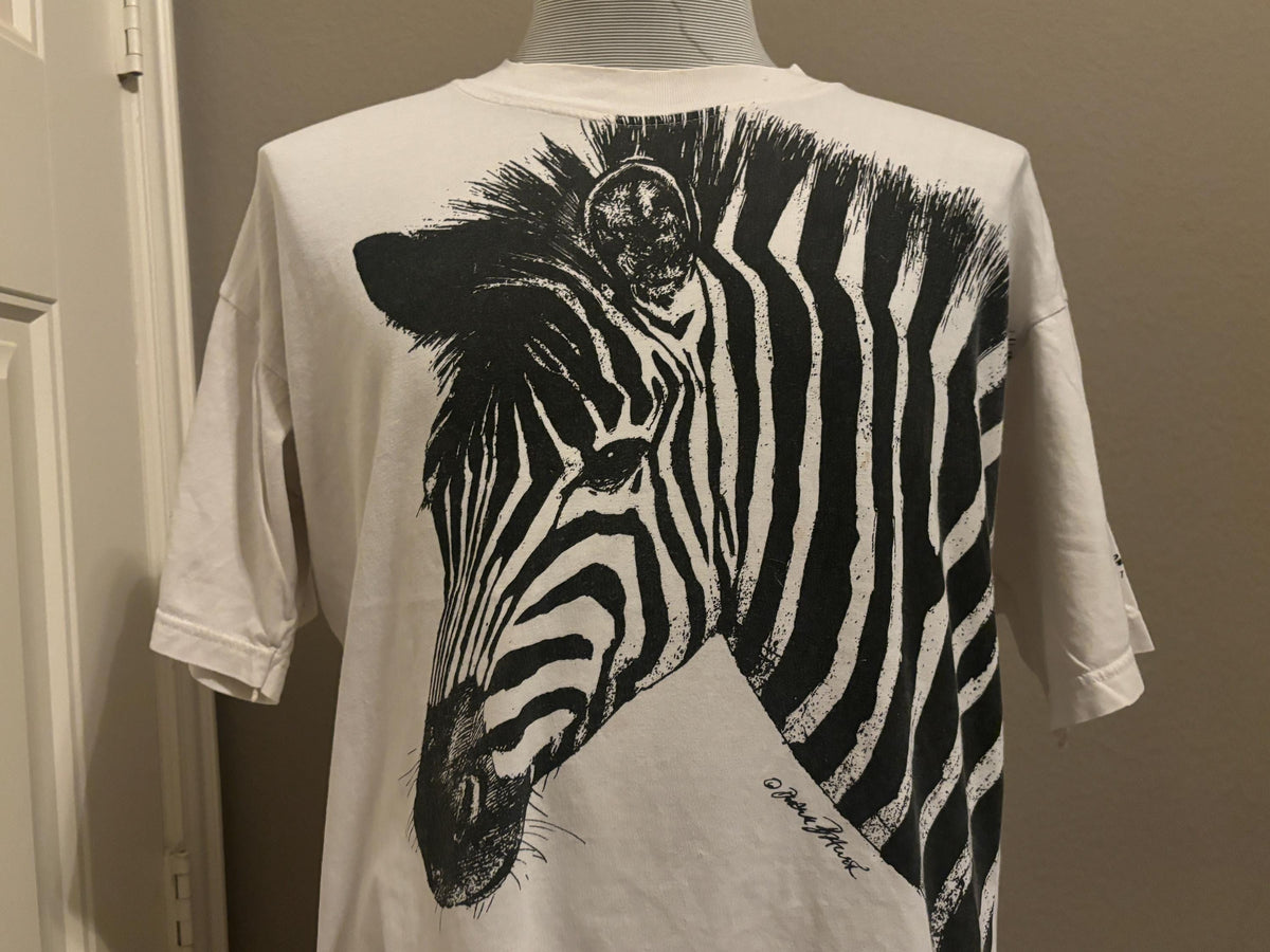 Vintage 9039s Derek Bauer Zebra South Africa T shirt XL Graphic Tee – Soft Feel · Top Pick For Any Outfit