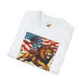 Fck Yeah Shirt American Patriot Tee Retro 5039s Comic T Shirt Vintage Comic Lion Graphic Tee – Bold Style · Great Gift For Fans