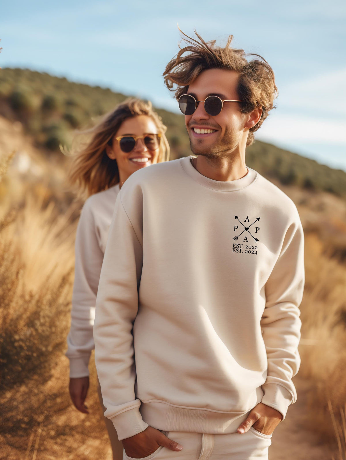 Familiestolz Sweatshirt Personalisiert mit Namen Daten der KinderMama SweatshirtPapa GeschenkGeburtstaggeschenkPapa 2024 Sweatshirt – Feel-Good Design · Perfect For Daily Wear