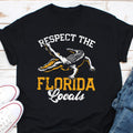 Respect the Florida Local Shirt Respect The Locals Reptile Shirt Funny Retro Lizard T shirt Vintage Lizard Tee Reptile Lover Gifts Graphic Tee – Premium Graphic · Must-Have Style