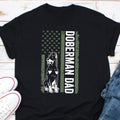 Doberman Dad shirt Doberman Shirt for Men Doberman Gift Dog Dad Dog Dad Gift Doberman US Shirt Fur Parent Shirt Dog Parents Shirt Graphic Tee – Bold Style · Perfect For Daily Wear