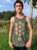 Sacred Geometry TREE of LIFE Psychedelic Tank top Trippy shirt for Men OliveTank Top Tank Top – Everyday Comfort · Trending Graphic Apparel