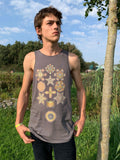 Sacred Geometry Flower of life SYMBOL Tree of Life Tripy Psychedelic Graphic Illustration Tank top Trippy Gift for Men Tank Top – Soft Feel · Great Gift For Fans