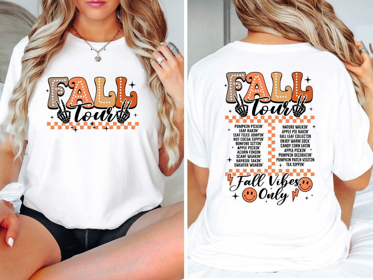 Retro Fall Tour Shirt Fall Vibes T Shirt Fall Shirt Trendy Fall Tour Shirts Fall Y39all Shirt Autumn Shirts Autumn Tour Season Hoodie Hoodie – Feel-Good Design · High-Quality Print