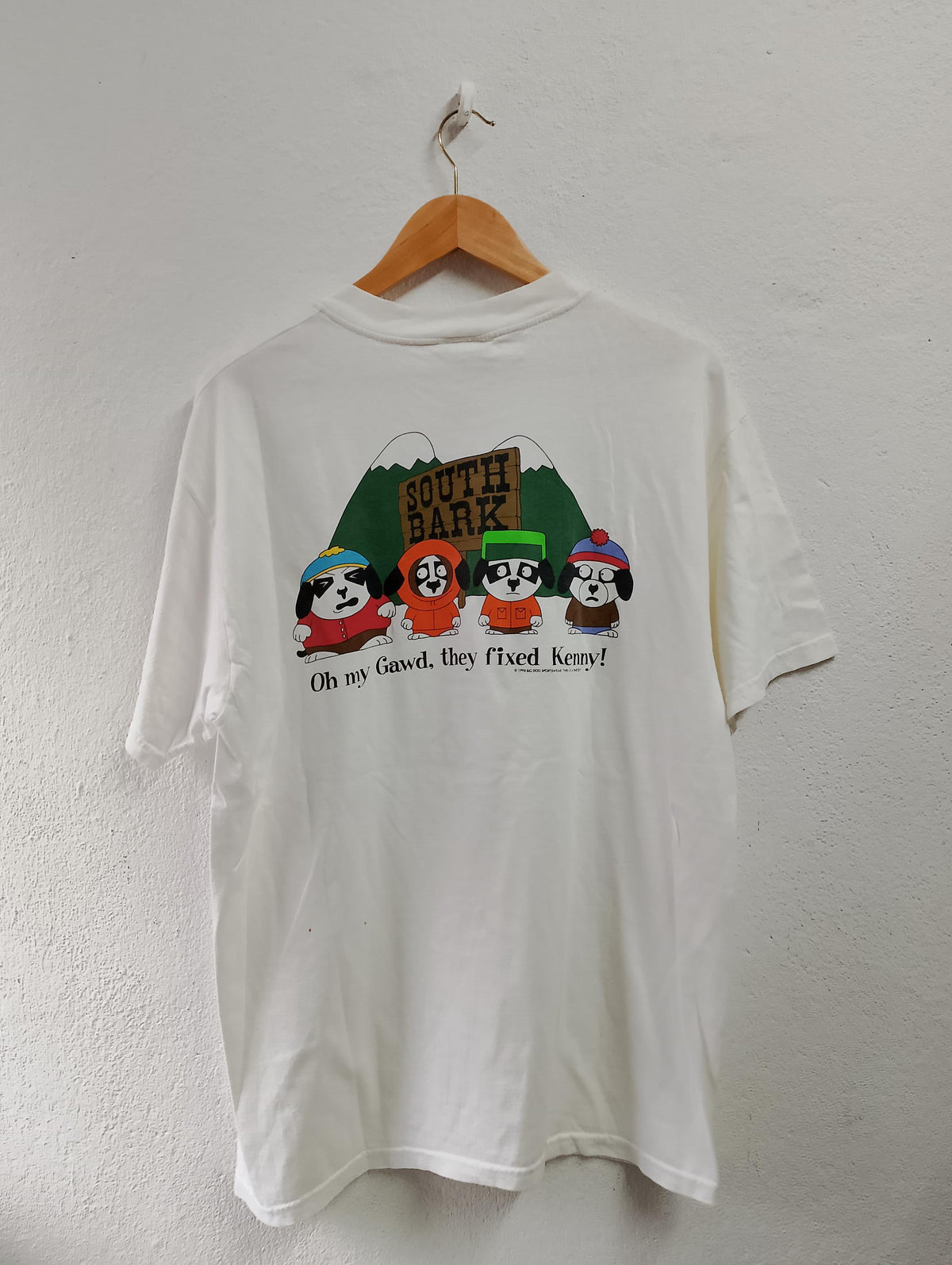 Vintage Big dog south bark t shirt Large Graphic Tee – Warm & Stylish · Perfect For Daily Wear