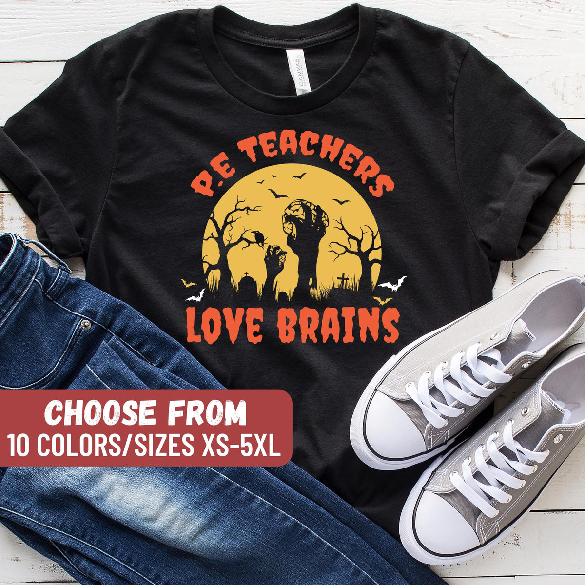 PE Teacher Shirt Halloween PE Teacher Shirt Halloween PE Teacher Gift Specials Teacher Shirt Funny Pe Shirt Halloween Gift Teaching Graphic Tee – Everyday Comfort · Trending Graphic Apparel