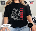 Detroit Hockey Shirt Red Wing Hockey Gameday Shirt Detroit Hockey Apparel Red Wing Sports Apparel Retro Detroit Hockey Fan Gift Idea Graphic Tee – Fan Favorite · Great Gift For Fans