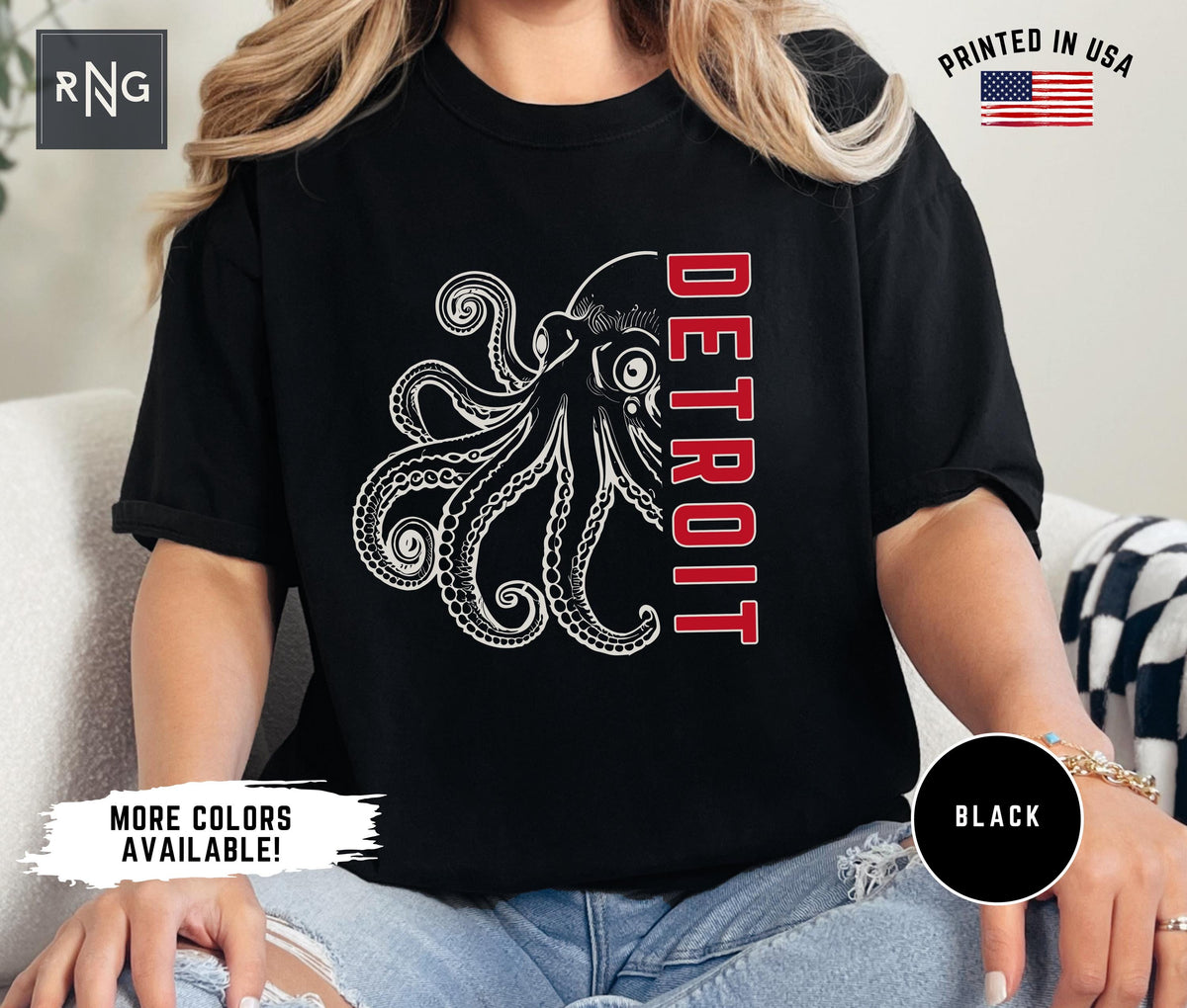 Detroit Hockey Shirt Red Wing Hockey Gameday Shirt Detroit Hockey Apparel Red Wing Sports Apparel Retro Detroit Hockey Fan Gift Idea Graphic Tee – Fan Favorite · Great Gift For Fans