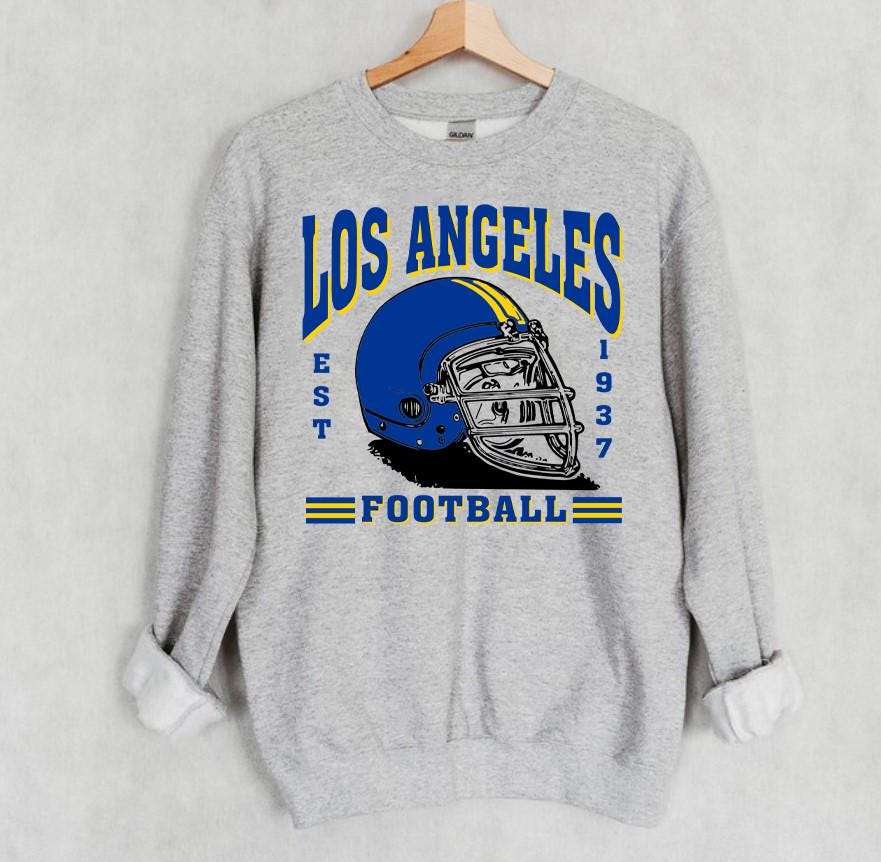 Los Angeles Football R Est 1937 Retro Sweatshirt Los Angeles Football Team Helmet Vintage Unisex Hoodie Football Retro Sweatshirt For Dad Hoodie – Feel-Good Design · Top Pick For Any Outfit