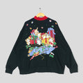 Vintage 90s Nutcracker Cats Big Printed Sweatshirt Nutcracker Kittens Present Big Image Crewneck Jumper Pullover Sweater Nature 2XL Sweatshirt – Cozy Vibes · Trending Graphic Apparel
