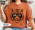 Cincinnati Football Shirt Bengal Football Gameday Shirt Cincinnati Football Apparel Cincy Sports Fan Retro Bengal Football Fan Gift Idea Graphic Tee – Warm & Stylish · Great Gift For Fans
