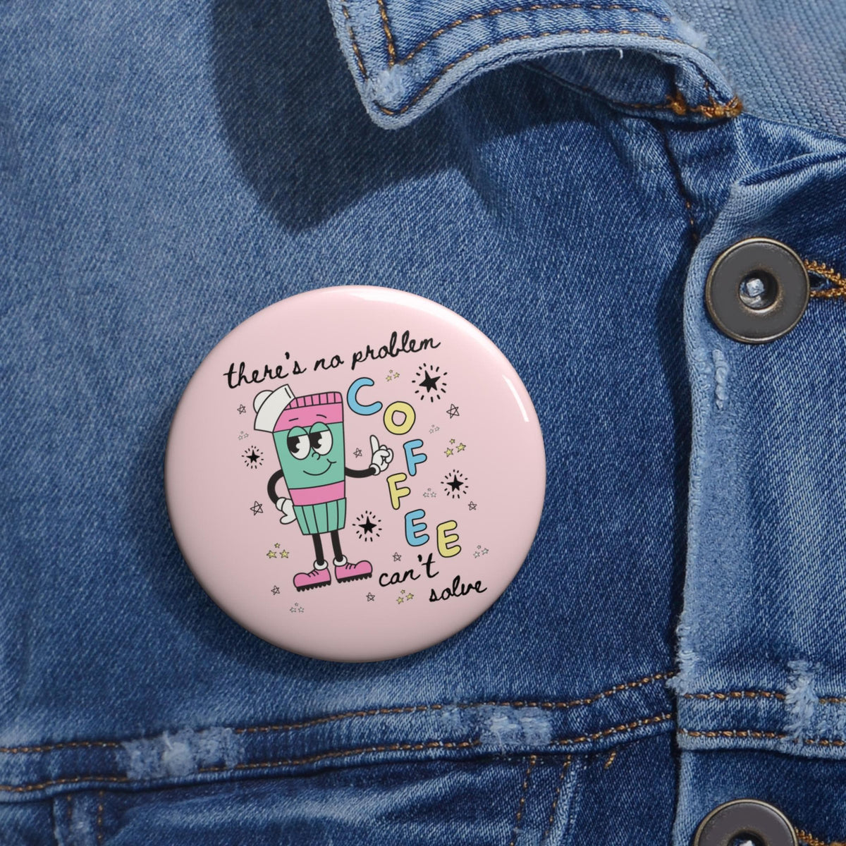 Silly Coffee Lover Pin Button New Mama Who Loves Coffee Cute Funny Saying Gift Adorable Y2K Aesthetic Pinback Button for College Student Graphic Tee – Soft Feel · Top Pick For Any Outfit