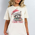 Christmas Tshirt Christmas Raccoon Tee Funny Animal Shirt Merry Christmas Shirt Happy Holidays Gift Animal Xmas Graphic Tee – Feel-Good Design · Perfect For Daily Wear