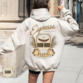 Espresso Martini Social Club Sweatshirt Signature Cocktail Trendy Hoodie Coffee Lovers Gift Alcohol Crewneck Tini Time Girlfriend Gift Hoodie – Everyday Comfort · High-Quality Print