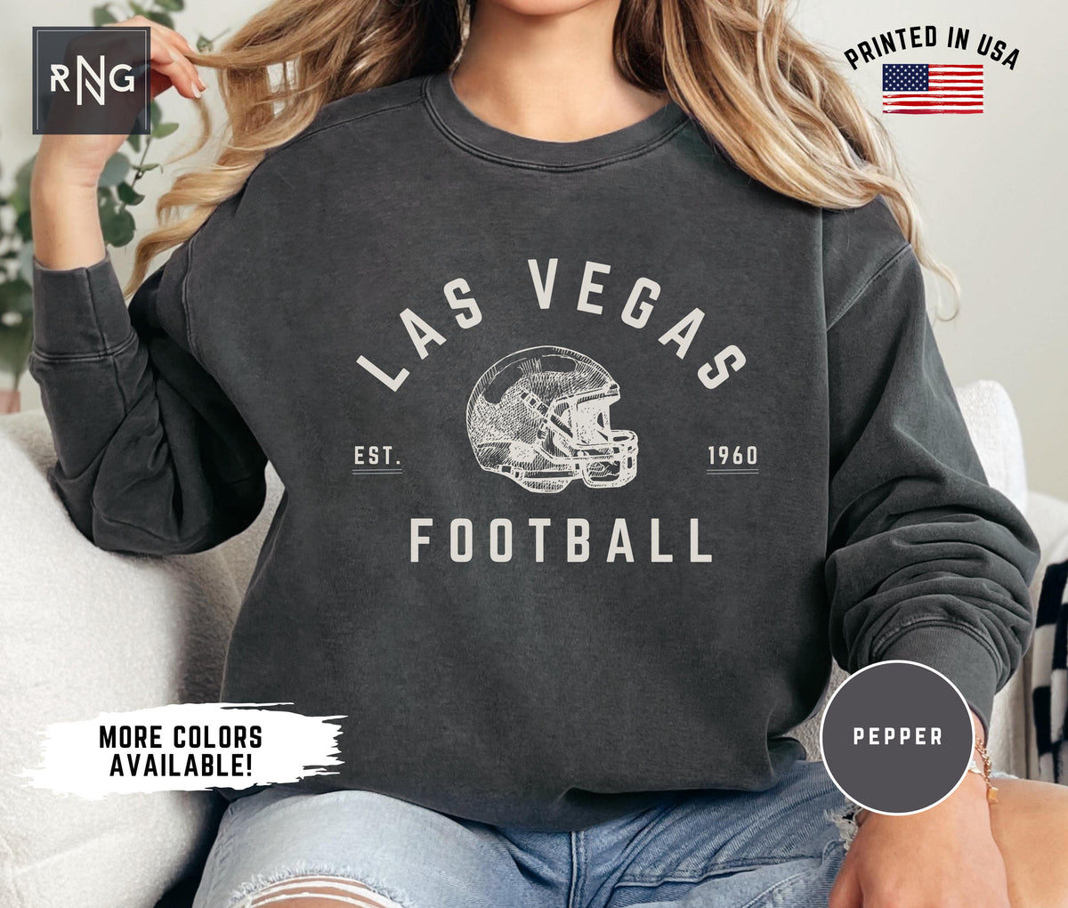 Las Vegas Football Shirt Raiders Football Gameday Sweatshirt Las Vegas Football Crewneck Las Vegas Sports Apparel Raider Football Gift Sweatshirt – Premium Graphic · Must-Have Style