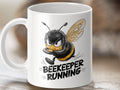 Funny Beekeeper Running Coffee Mug Bee Tea Mug Bee Gift Idea Humorous Bee Design Fun Bee Themed Mug Beekeeper Coffee Cup Graphic Tee – Bold Style · Trending Graphic Apparel