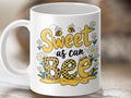 Sweet as Can Bee Coffee Mug Funny Bee Design Bee Tea Mug Cute Bee Gift Idea Adorable Honeycomb Mug Unique Bee Lover39s Cup Graphic Tee – Feel-Good Design · Top Pick For Any Outfit