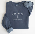 Yosemite National Park Crewneck Sweatshirt Gift Garment Dyed Pullover Sweatshirt – Fan Favorite · Top Pick For Any Outfit