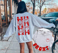 Retro Ohio Football Crewneck Aesthetic Smiley Face Sweatshirt Trendy Ohio State Football Clothing Game Day Sweater Ohio State Shirt OH Shirt Sweatshirt – Warm & Stylish · High-Quality Print