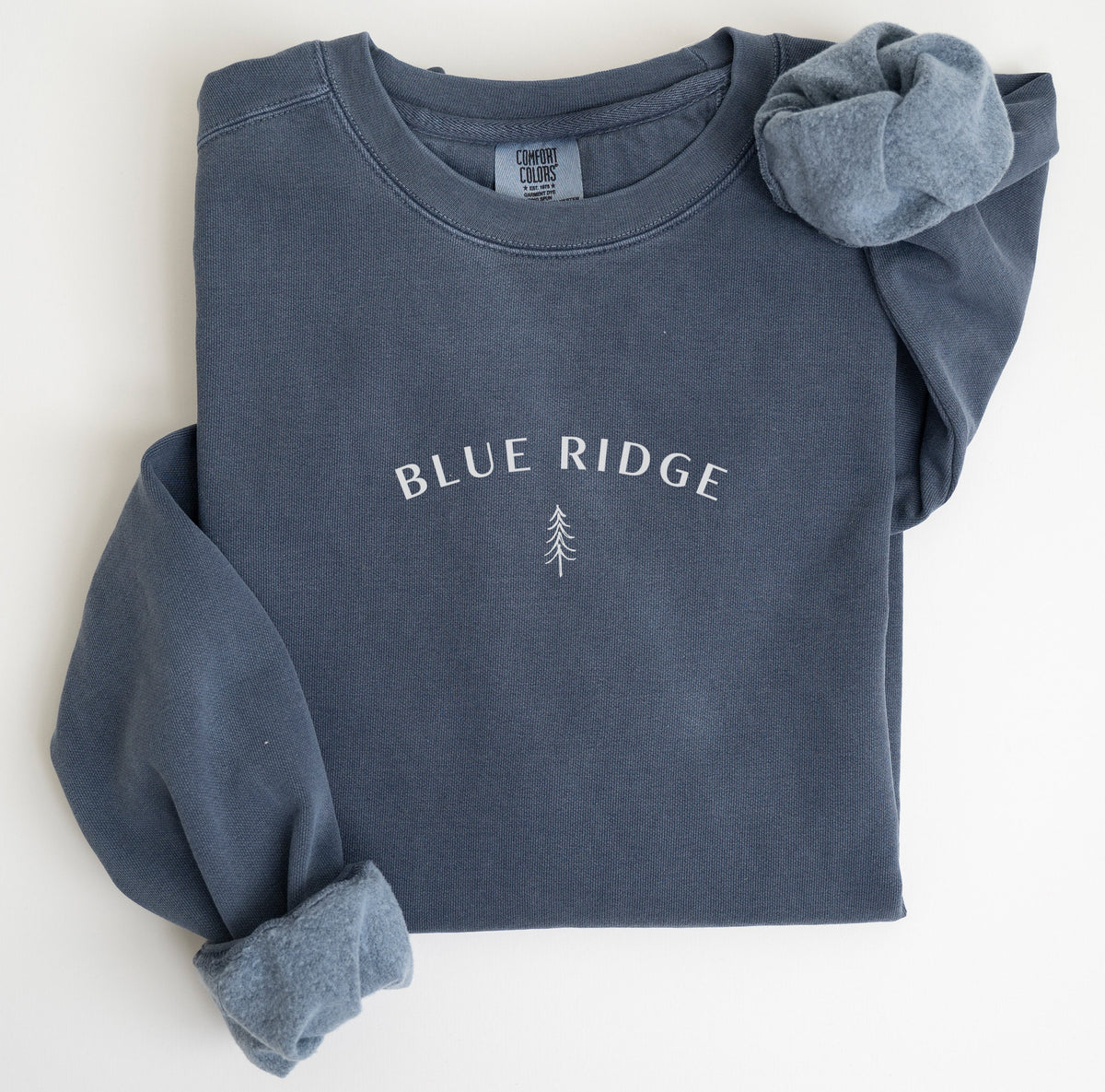 Blue Ridge Mountains Crewneck Sweatshirt Gift Sweatshirt – Cozy Vibes · Great Gift For Fans