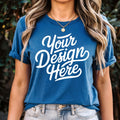 True Royal Bella Canvas 3001 Mockup T shirt Mockup 3001 Bella Canvas Shirt Model Mockup T Shirt Mockup Blue Bella Canvas T Shirt Mockup Graphic Tee – Soft Feel · Great Gift For Fans