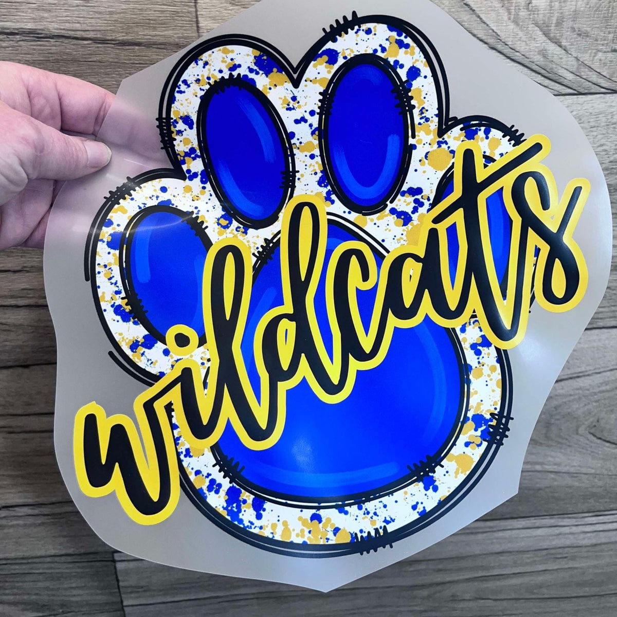 Wildcat Football DTF Transfer School Mascot Direct to Film Transfer For Sports Mom Spirit Tee DIY Shirt Paw Print Heat Transfer Graphic Tee – Everyday Comfort · High-Quality Print