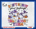 Don39t Ghost Your Feelings Talk About Them Png Mental Health Matters Png School Counselor Png Ghost Cute Png Psychologist Halloween Png Graphic Tee – Bold Style · Perfect For Daily Wear