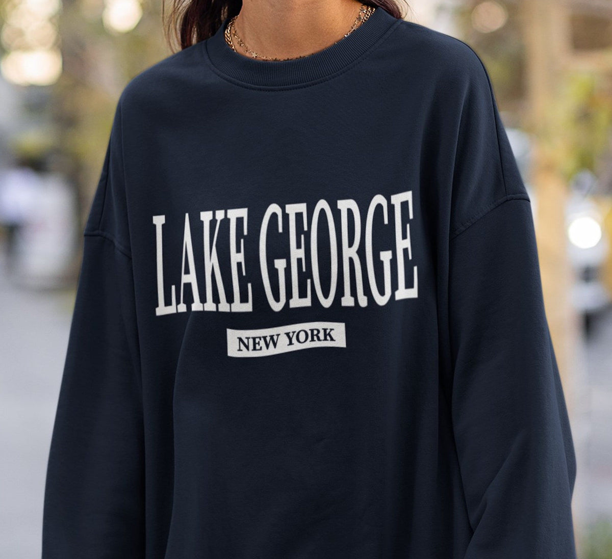 Lake George New York Crewneck Sweatshirt Unisex Pullover Gift Sweatshirt – Easygoing Wear · Must-Have Style