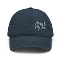 Music Is My Jam Distressed Hat Musician hat Singers Hat Festival Hat Music Lover hat Graphic Tee – Soft Feel · High-Quality Print