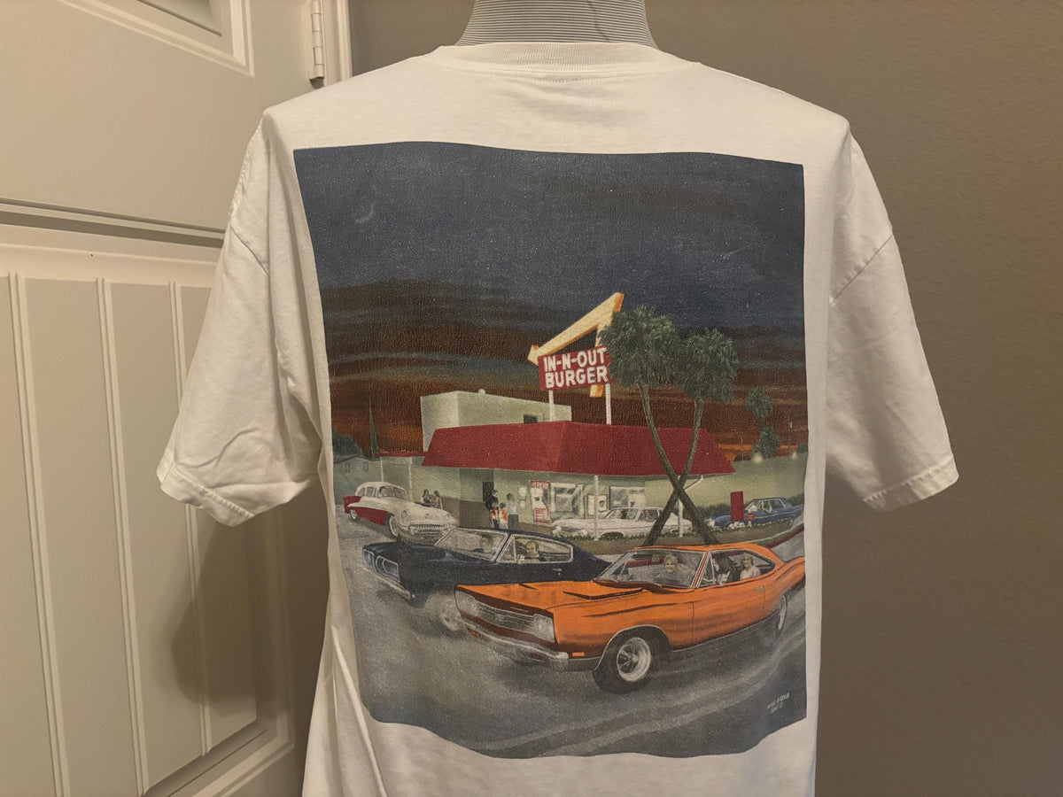 Vintage 9039s InNOut Burgers California Car T shirt XL Graphic Tee – Premium Graphic · Trending Graphic Apparel
