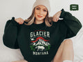 Retro Glacier National Park Sweatshirt Montana Sweater Montana National Park gift Glacier Sweat Hiking gift Glacier National Park Souvenir Sweatshirt – Aesthetic Look · Top Pick For Any Outfit