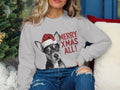 Xmas Sweater Christmas Sweatshirt Miniature Pinscher Dog Santa Hat Dog Lover Gifts Pet Christmas Shirt Holiday Season Merry Xmas Jumper Sweatshirt – Easygoing Wear · High-Quality Print