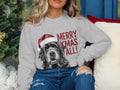 Xmas Sweater Christmas Sweatshirt Newfoundland Dog Santa Hat Dog Lover Gifts Pet Christmas Shirt Holiday Season Merry Xmas Jumper Sweatshirt – Cozy Vibes · High-Quality Print