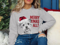 Xmas Sweater Christmas Sweatshirt Maltese Dog Santa Hat Dog Lover Gifts Pet Christmas Shirt Holiday Season Merry Xmas Jumper Sweatshirt – Everyday Comfort · Perfect For Daily Wear