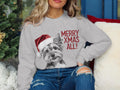 Xmas Sweater Christmas Sweatshirt Yorkshire Terrier Dog Santa Hat Dog Lover Gifts Pet Christmas Shirt Holiday Season Merry Xmas Jumper Sweatshirt – Feel-Good Design · Top Pick For Any Outfit