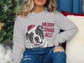 Xmas Sweater Christmas Sweatshirt Saint Bernard Dog Santa Hat Dog Lover Gifts Pet Christmas Shirt Holiday Season Merry Xmas Jumper Sweatshirt – Feel-Good Design · High-Quality Print